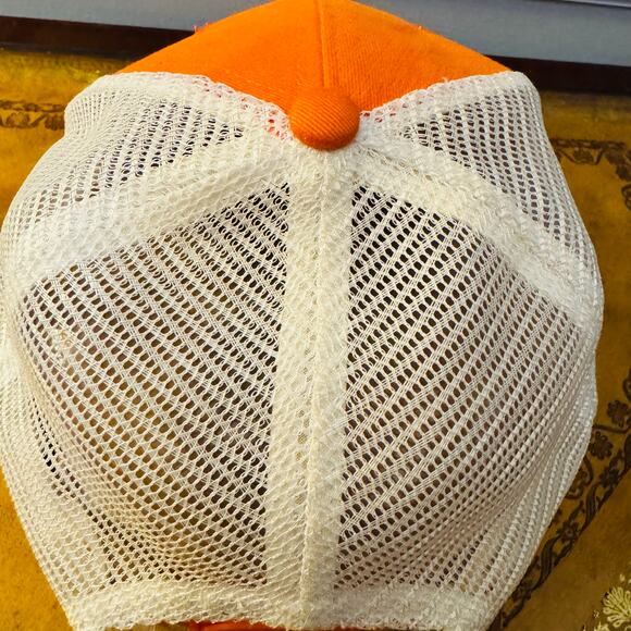 Lacrosse Warrior Exploded Mesh Trucker Orange Snapback Adjust Unisex Cap Hat - Picture 5 of 6